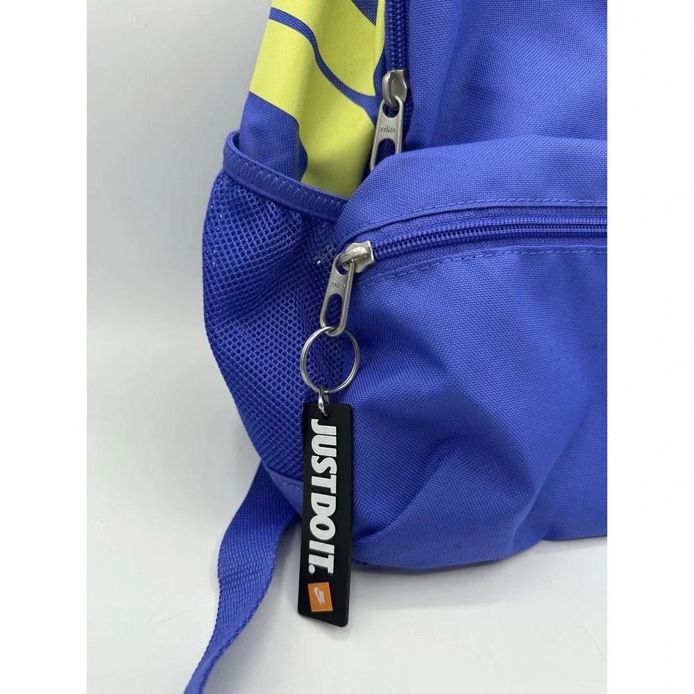 Nike Mini Backpack Blue Yellow Kids Youth Just Do It Small School Bag